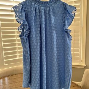 Cute blue LOFT top lightweight